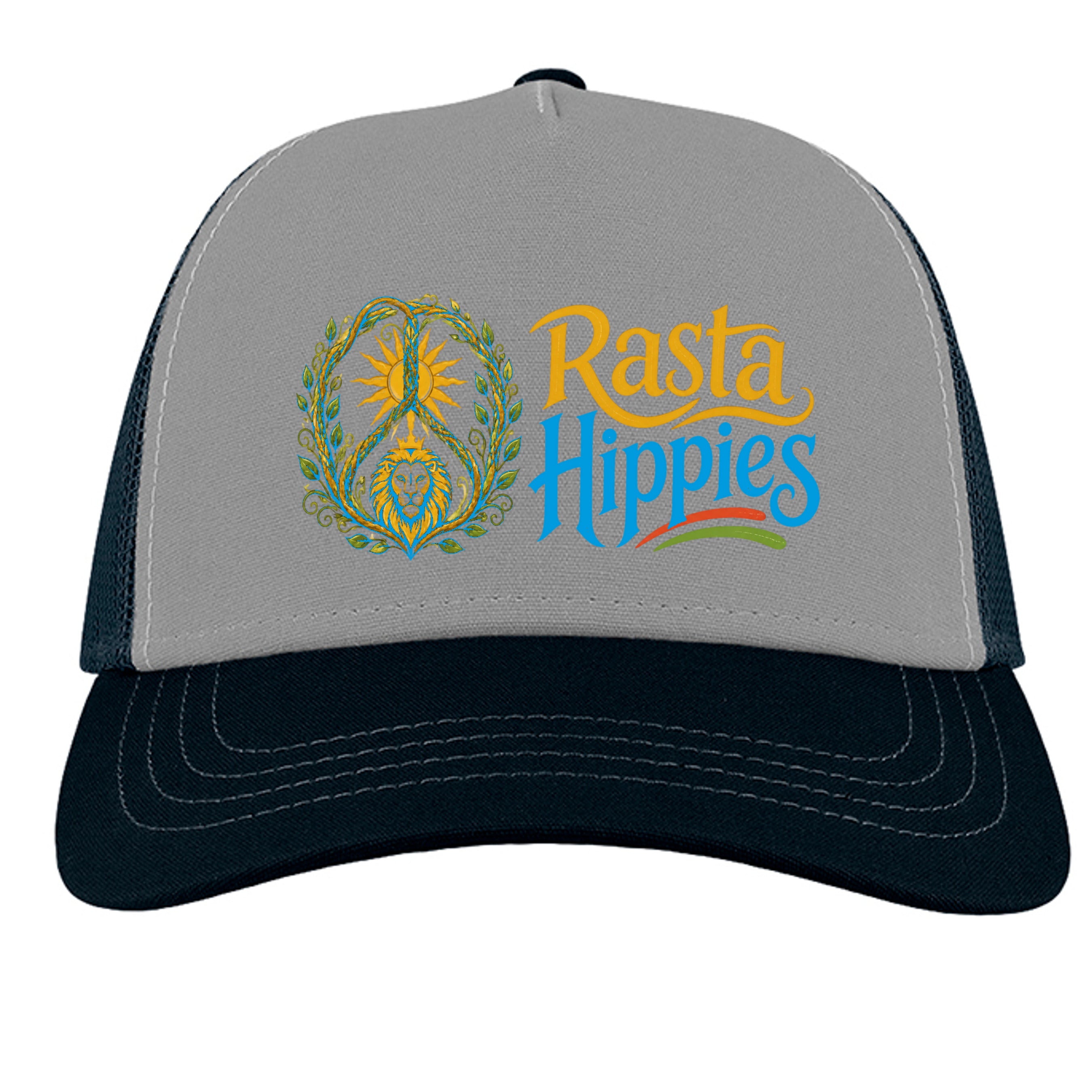 Grey/ Navy - RAPPER - FRONT