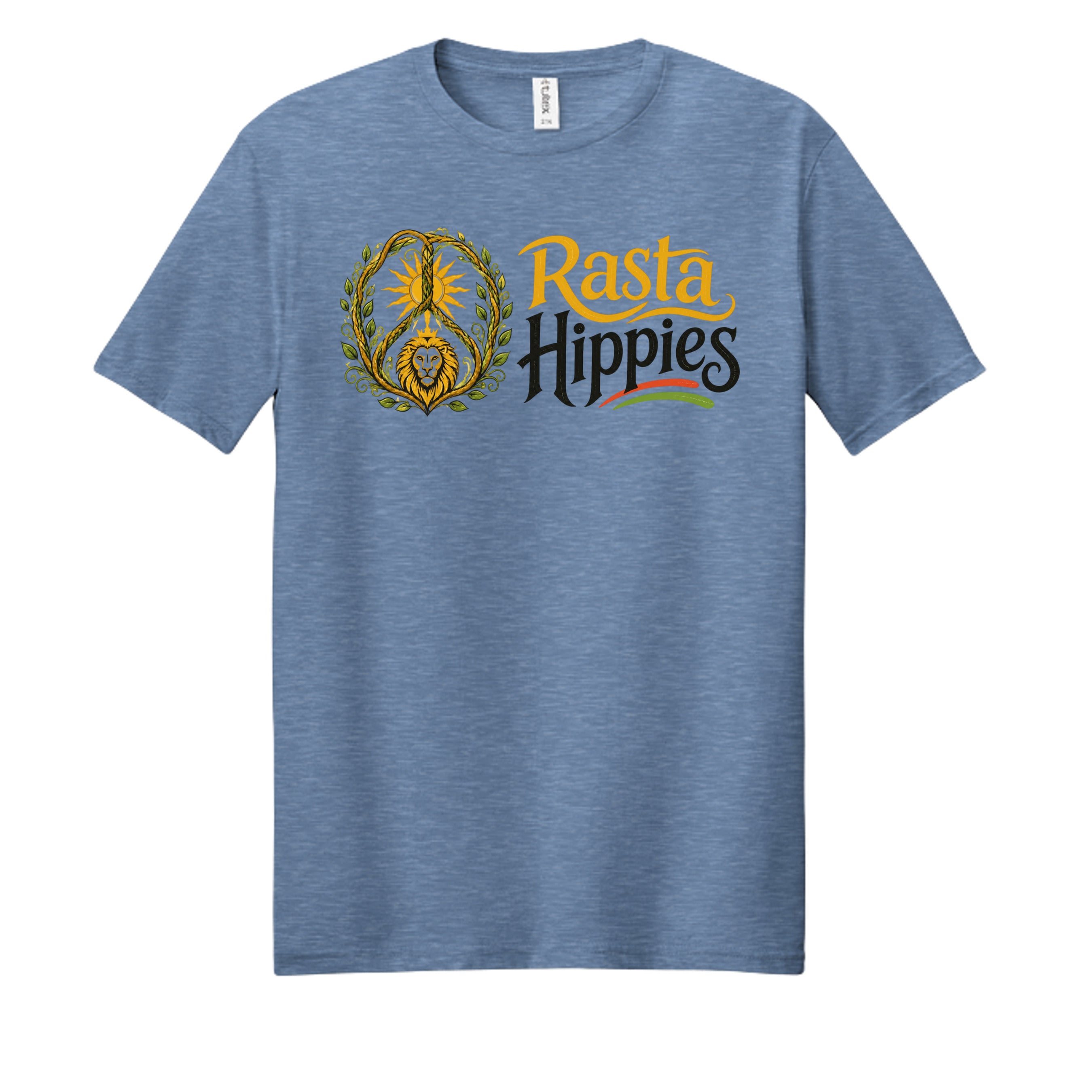 Athletic Blue Tri Blend - 254 - FRONT