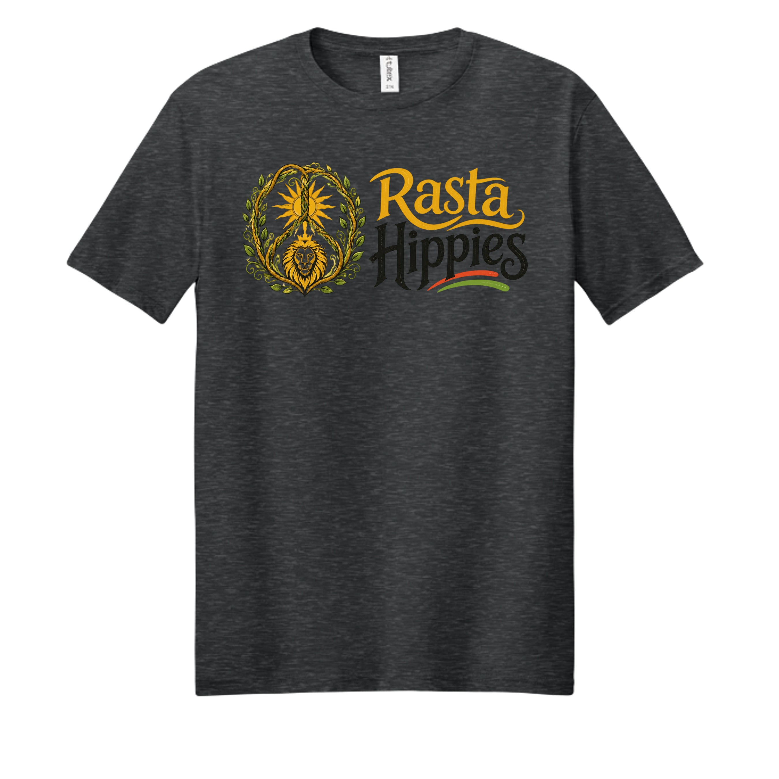 Solid Black Tri Blend - 254 - FRONT